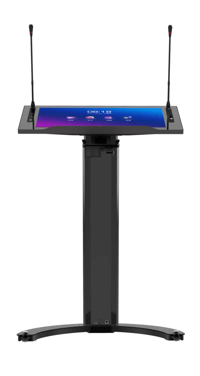 Horion Smart Lectern 27EP1-S old tomondan — ustun va asos toʻliq koʻrinishda